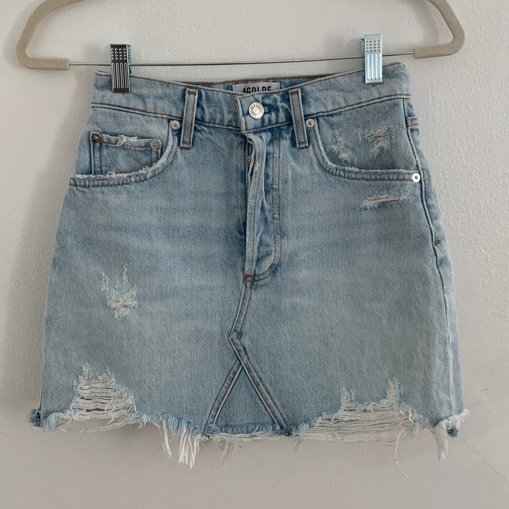 Agolde denim skirt